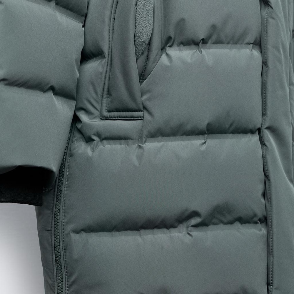 Zara Boys Hooded Puffer Down Jacket Coat Size 9-10 - Picture 8 of 11